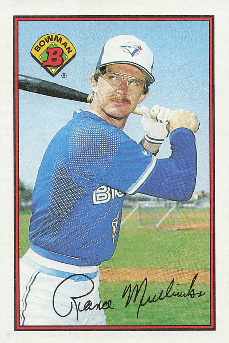 1989 Bowman Baseball Rance Mulliniks #250