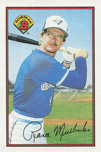 1989 Bowman Baseball Rance Mulliniks #250