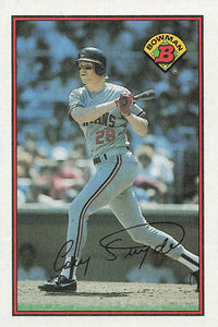 1989 Bowman Baseball Cory Snyder #89