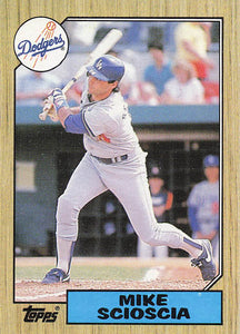 1987 Topps Baseball Mike Scioscia #144