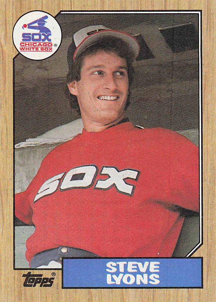 1987 Topps Baseball Steve Lyons #511