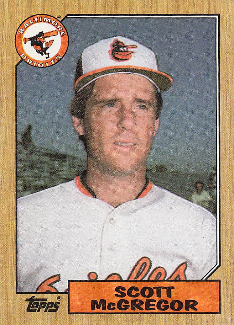 1987 Topps Baseball Scott McGregor #708