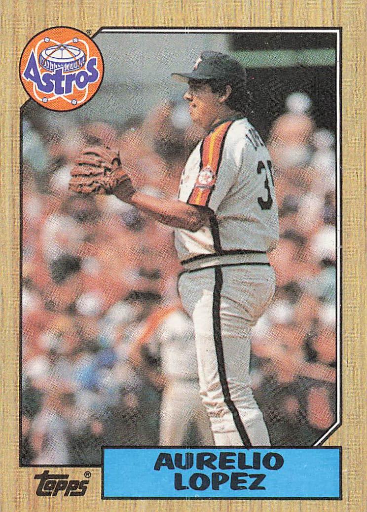 1987 Topps Baseball Aurelio Lopez #659
