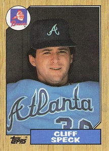 1987 Topps Baseball Cliff Speck #269 Rookie