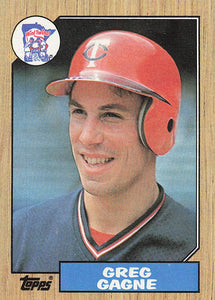 1987 Topps Baseball Greg Gagne #558