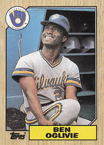1987 Topps Baseball Ben Oglivie #586
