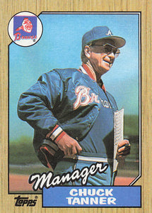 1987 Topps Baseball Chuck Tanner #593