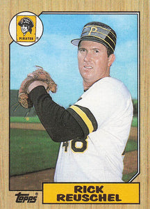 1987 Topps Baseball Rick Reuschel #521