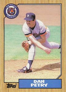 1987 Topps Baseball Dan Petry #752