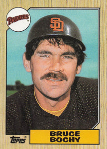 1987 Topps Baseball Bruce Bochy #428