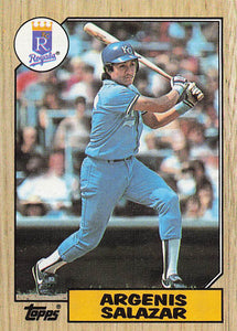 1987 Topps Baseball Argenis Salazar #533