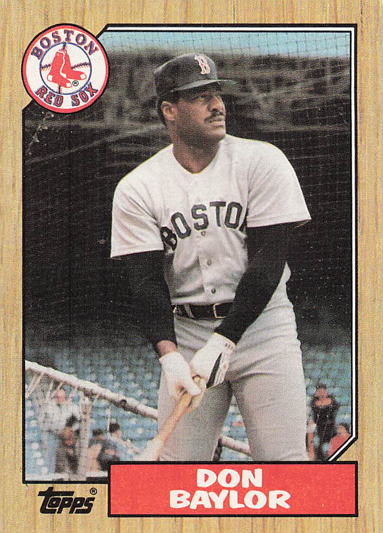 1987 Topps Baseball Don Baylor #230