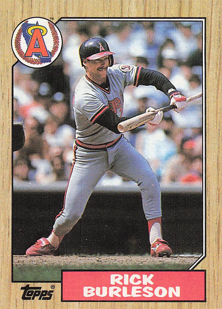 1987 Topps Baseball Rick Burleson #579