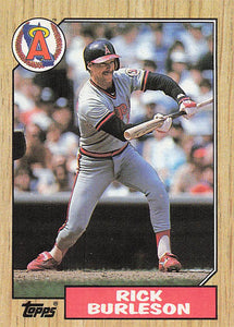 1987 Topps Baseball Rick Burleson #579