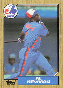 1987 Topps Baseball Al Newman #323 Rookie