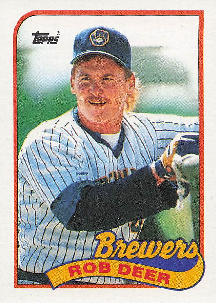1989 Topps Baseball Rob Deer #364