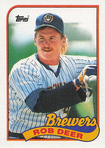 1989 Topps Baseball Rob Deer #364