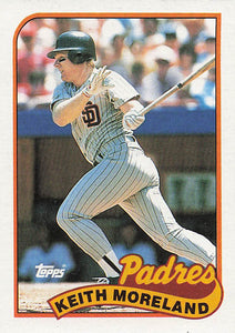1989 Topps Baseball Keith Moreland #773