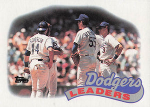 1989 Topps Baseball Dodgers Leaders #669