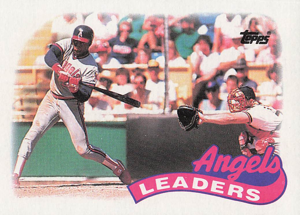 1989 Topps Baseball Angels Leaders #51