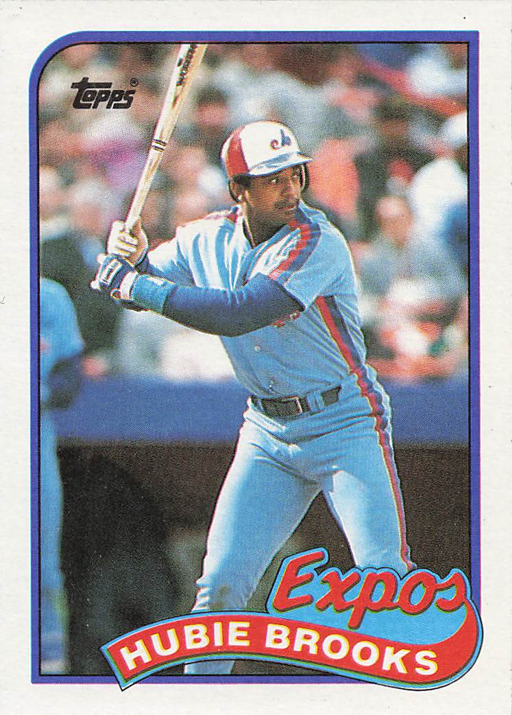 1989 Topps Baseball Hubie Brooks #485