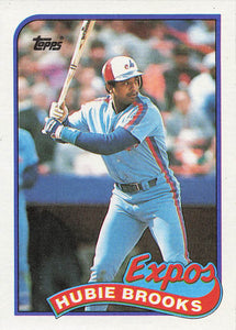 1989 Topps Baseball Hubie Brooks #485