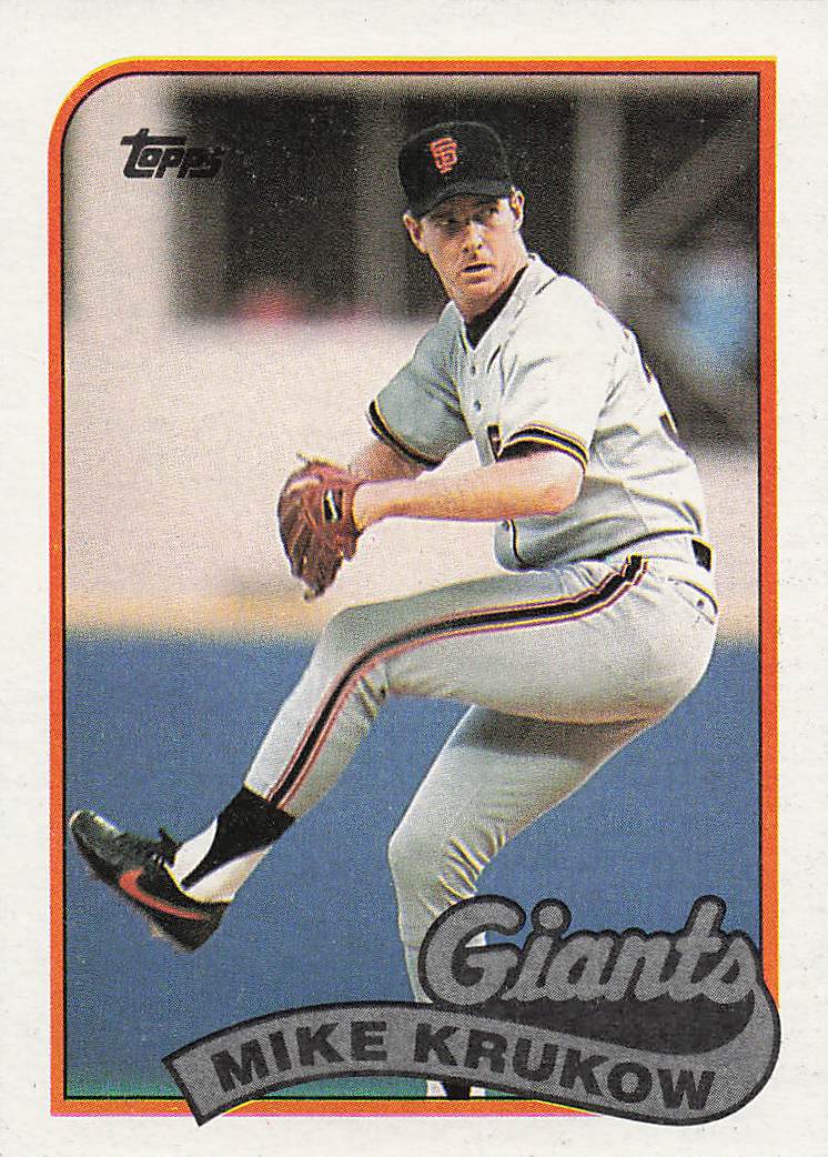 1989 Topps Baseball Mike Krukow #125