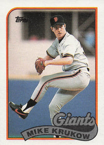 1989 Topps Baseball Mike Krukow #125