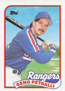 1989 Topps Baseball Geno Petralli #137