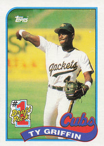 1989 Topps Baseball Ty Griffin #713 Rookie