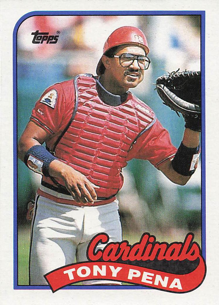 1989 Topps Baseball Tony Pena #715