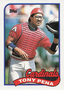 1989 Topps Baseball Tony Pena #715