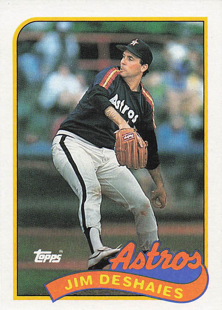 1989 Topps Baseball Jim Deshaies #341