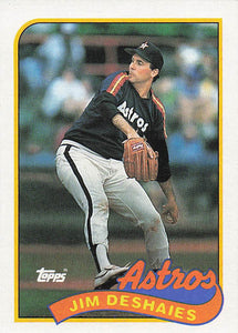 1989 Topps Baseball Jim Deshaies #341