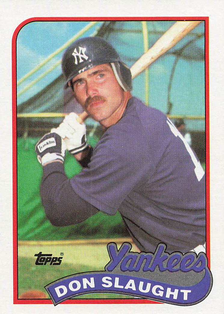 1989 Topps Baseball Don Slaught #611