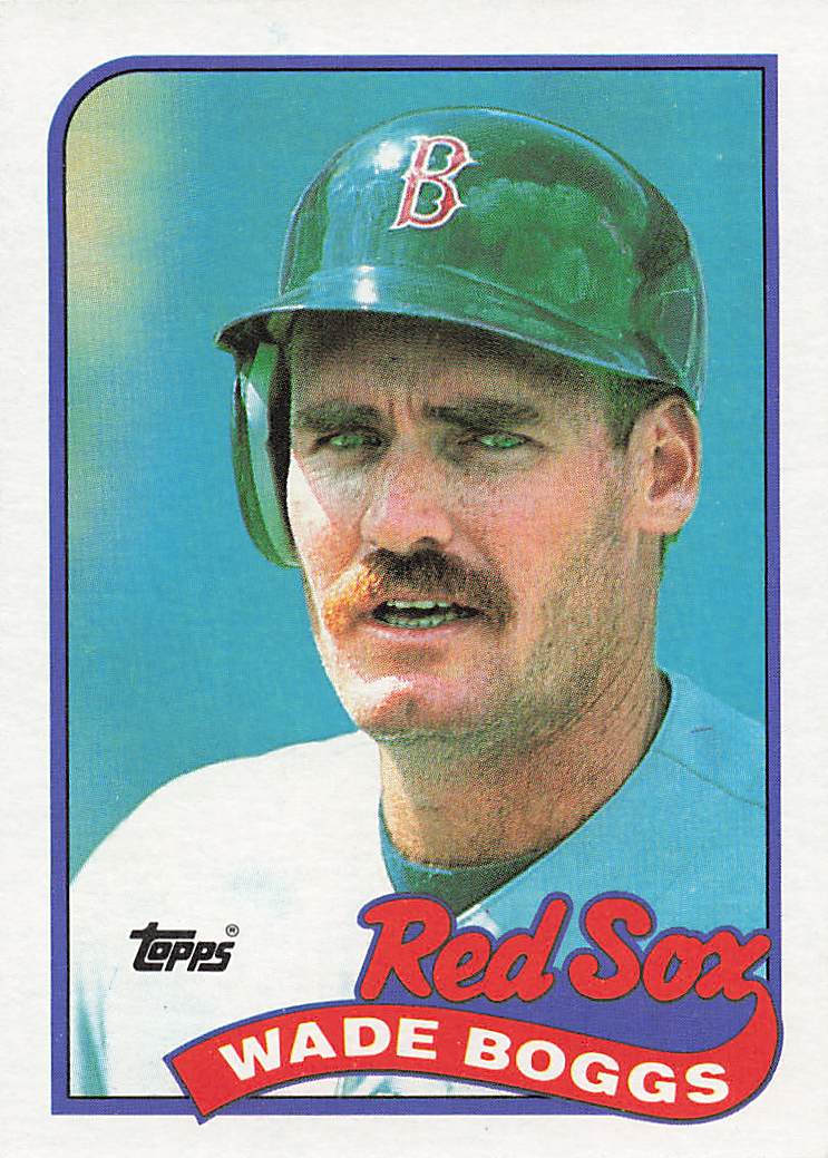 1989 Topps Baseball Wade Boggs #600