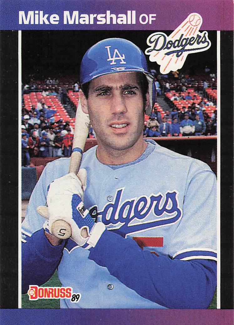 1989 Donruss Baseball Mike Marshall #110d