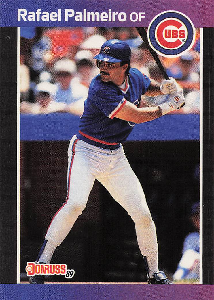 1989 Donruss Baseball Rafael Palmeiro #49
