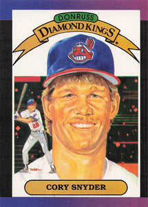 1989 Donruss Baseball Cory Snyder #8