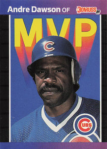 1989 Donruss Baseball Bonus MVP's Andre Dawson #BC-8d