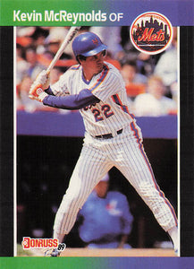 1989 Donruss Baseball Kevin McReynolds #99c