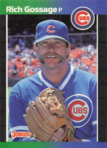 1989 Donruss Baseball Rich Gossage #158c