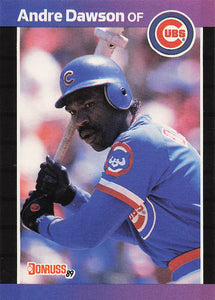 1989 Donruss Baseball Andre Dawson #167c