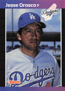 1989 Donruss Baseball Jesse Orosco #228c