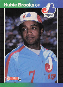 1989 Donruss Baseball Hubie Brooks #220d