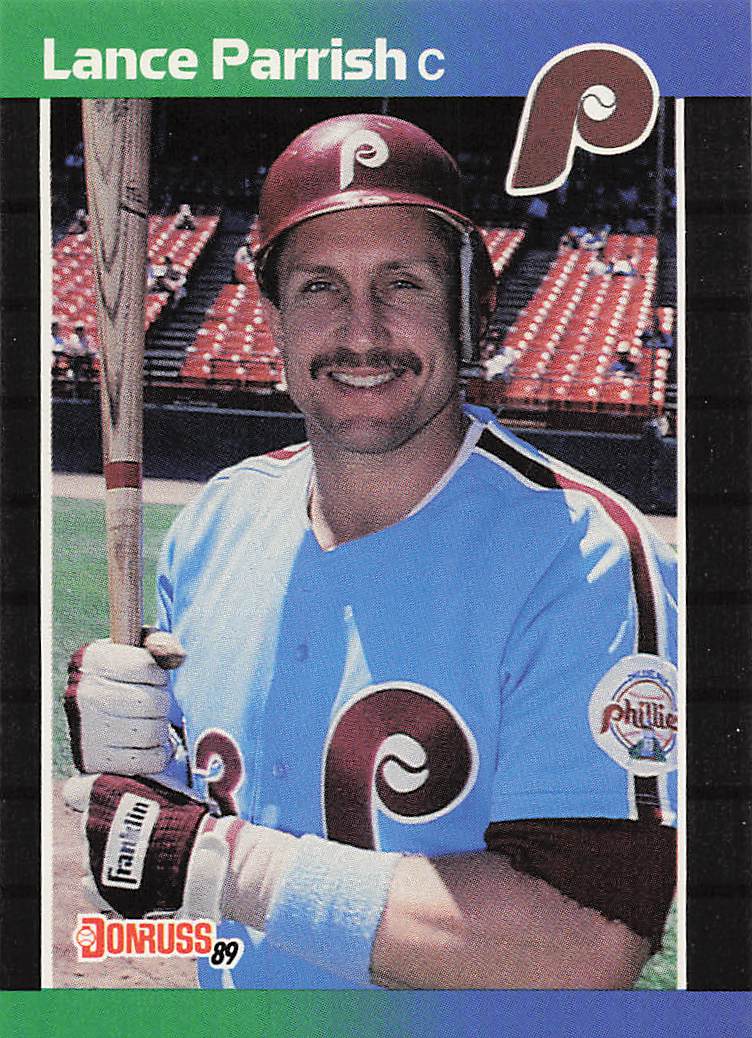 1989 Donruss Baseball Lance Parrish #278d