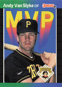1989 Donruss Baseball Bonus MVP's Andy Van Slyke #BC-10
