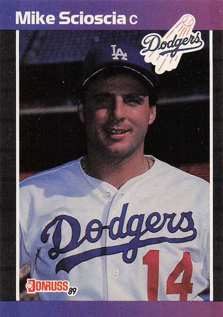 1989 Donruss Baseball Mike Scioscia #77
