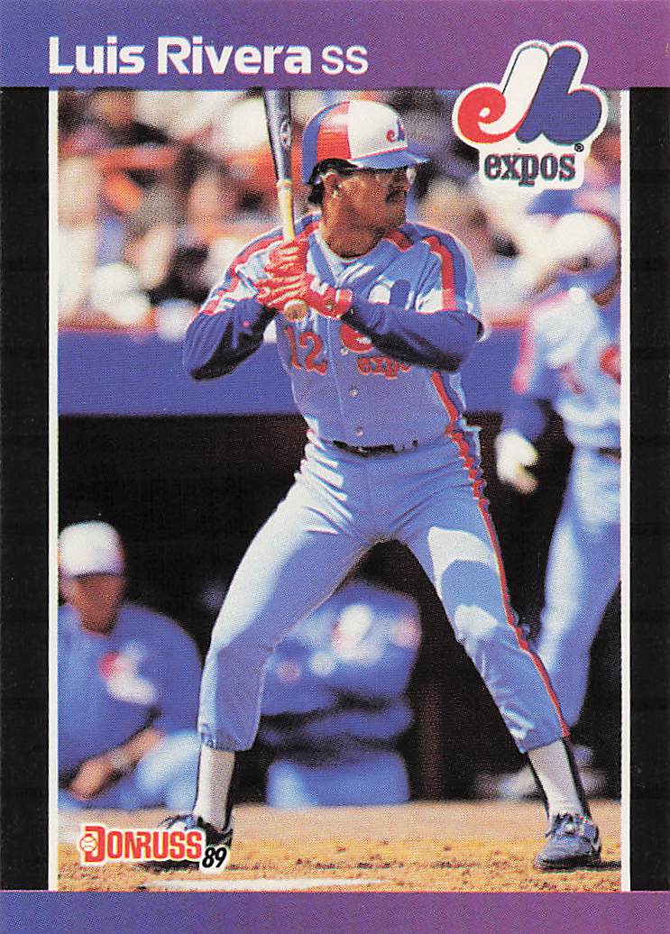 1989 Donruss Baseball Luis Rivera #578