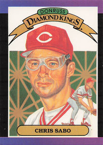 1989 Donruss Baseball Chris Sabo #4